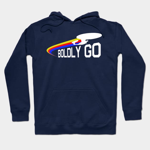 Boldly Go Hoodie by PopCultureShirts